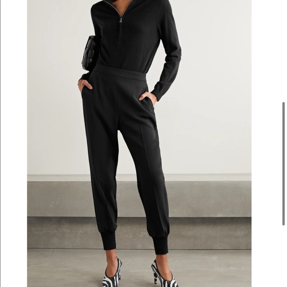 STELLA MCCARTNEY Julia high-rise tapered pants-NWT